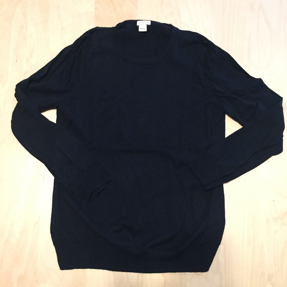 J.Crew Navy Crewneck Sweater